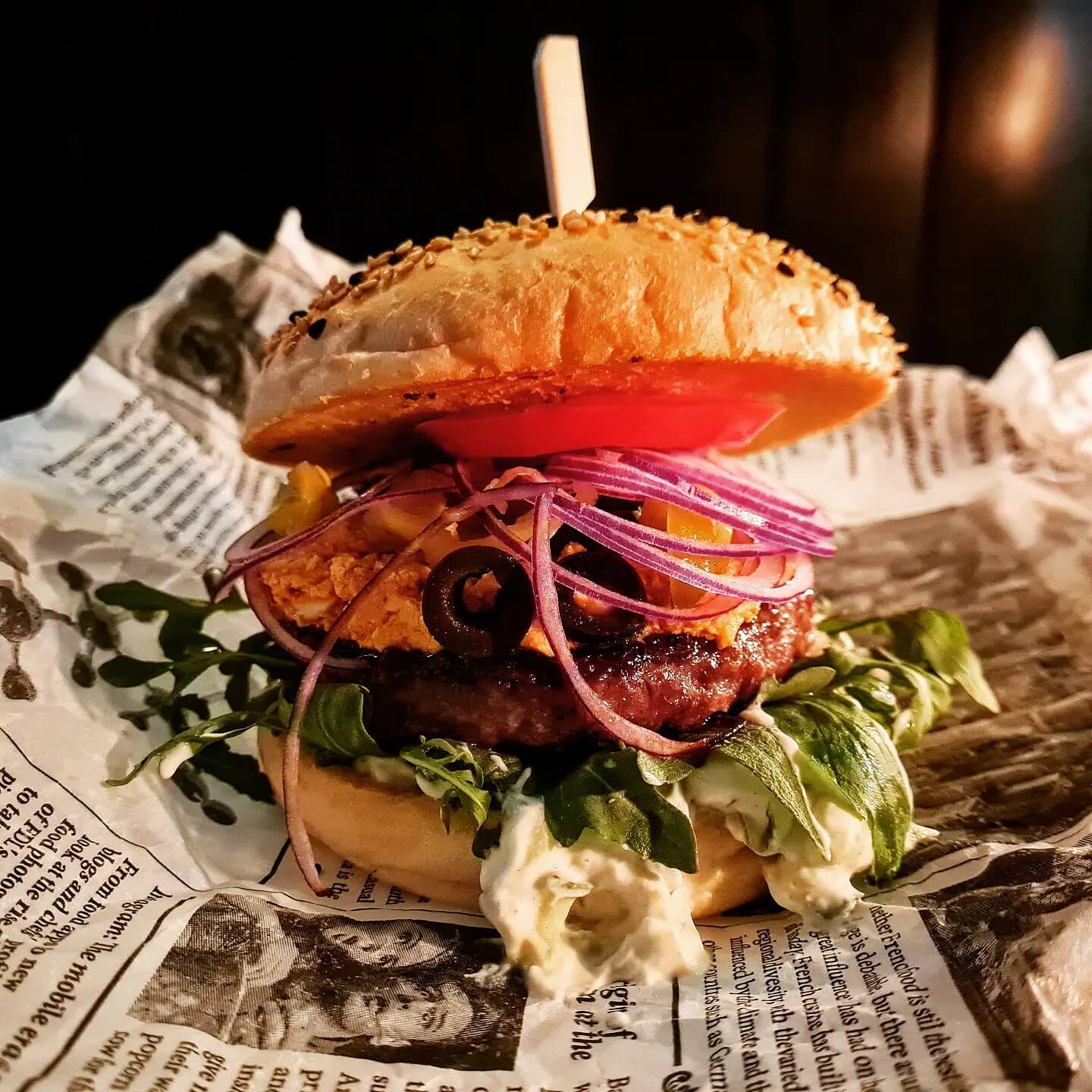 Unser aktuelles Burger Special: Der Akropolis Burger