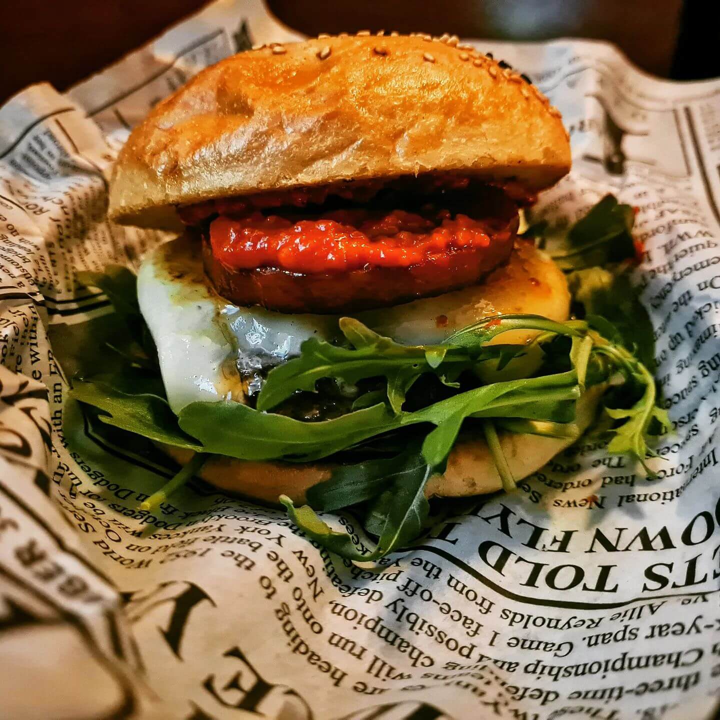 Unser aktuelles Burger Special: Der Malaga Burger