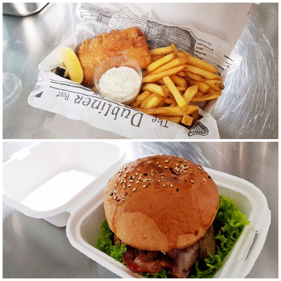 Jetzt auch zum Mitnehmen: Fish & Chips und Burger