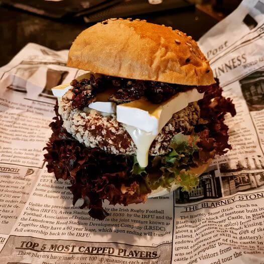 Unsere Burger gibt es auch mit Veggie Patty