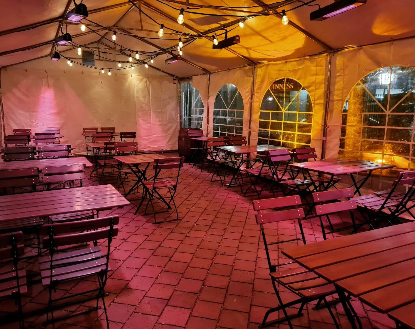 Unser Winterbiergarten steht wieder!
